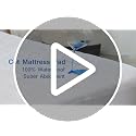 Waterproof Cot Mattress Pad Protector - 30" x 75" Deep Pocket