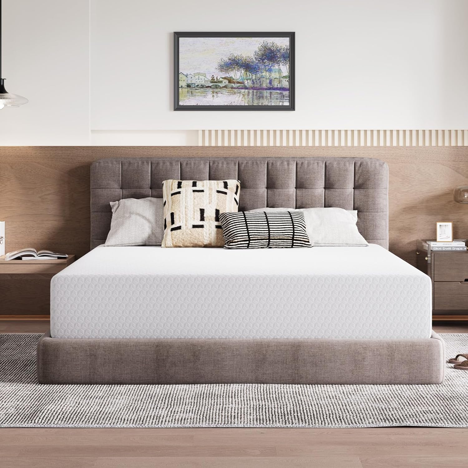 Novilla Queen Mattress - 14 Inch Memory Foam for Pressure Relief & Support | Cool, CertiPUR-US Certified