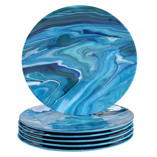 Fluidity 12 piece Melamine Dinnerware Set, Service for 4
