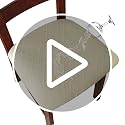 Waterproof Chair Seat Covers Set of 4 | Jacquard Removable & Washable