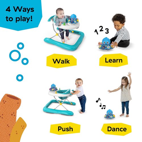 Baby Einstein 4-in-1 Activity Walker - Musical Step & Twirl Design for Infants 6 to 24 Months