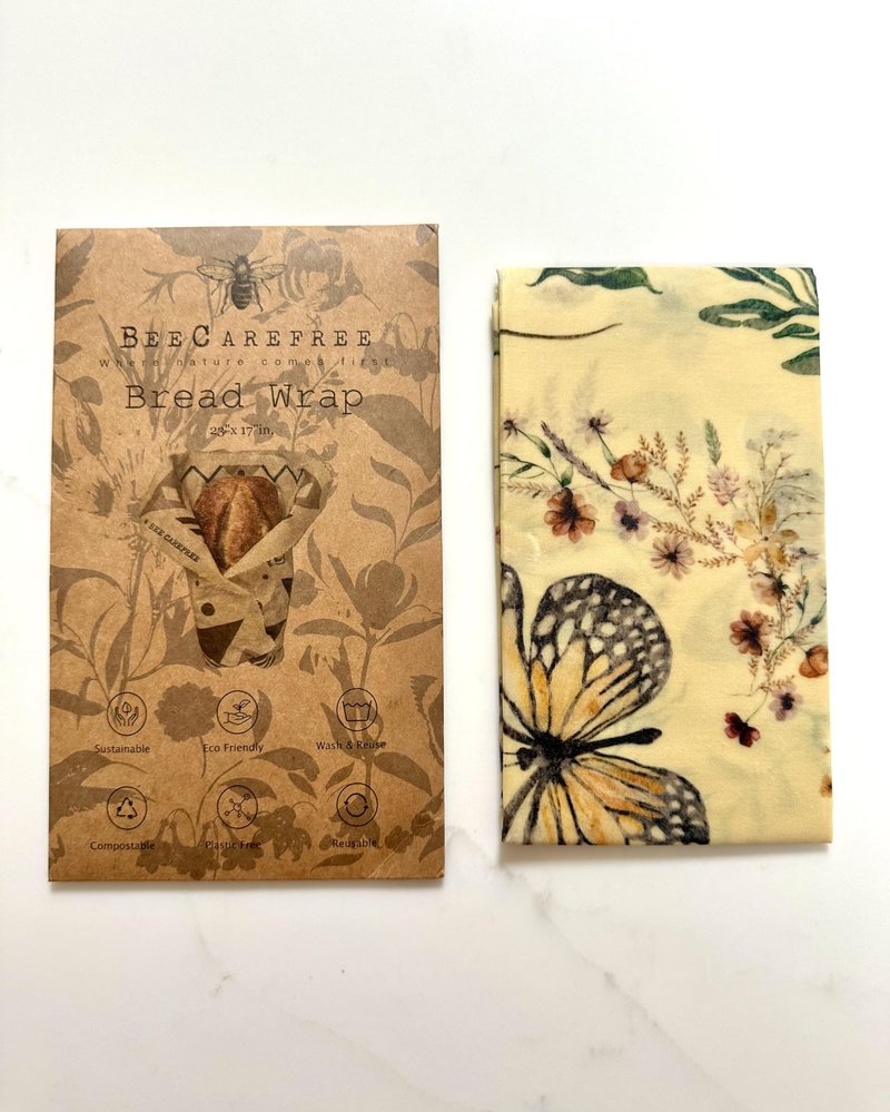 Beeswax Wrap for Bread - Reusable Eco-Friendly Sustainable Food Storage Solution, Keeps Bread Fresher Longer, Natural Alternative to Plastic Wrap