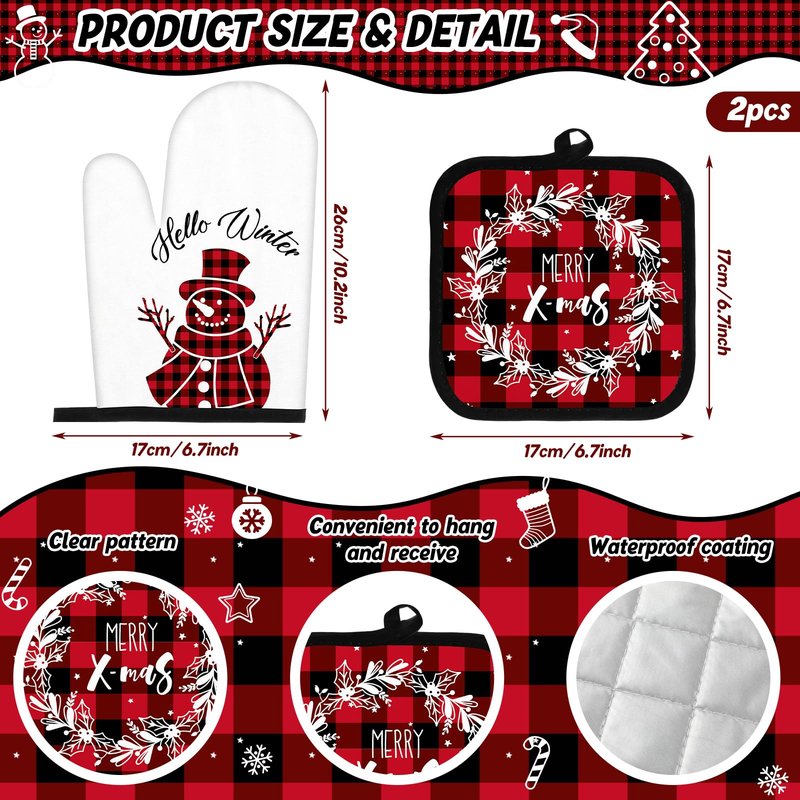 Pickmesh 12 Pcs Fall Kitchen Towels and Oven Mitt Sets 4 Maple Leaf Oven Mitts 4 Harvest Dish Towels and 4 Plaid Pot Pumpkin Holders Cooking Accessories for Thanksgiving Autumn Kitchen Decoration