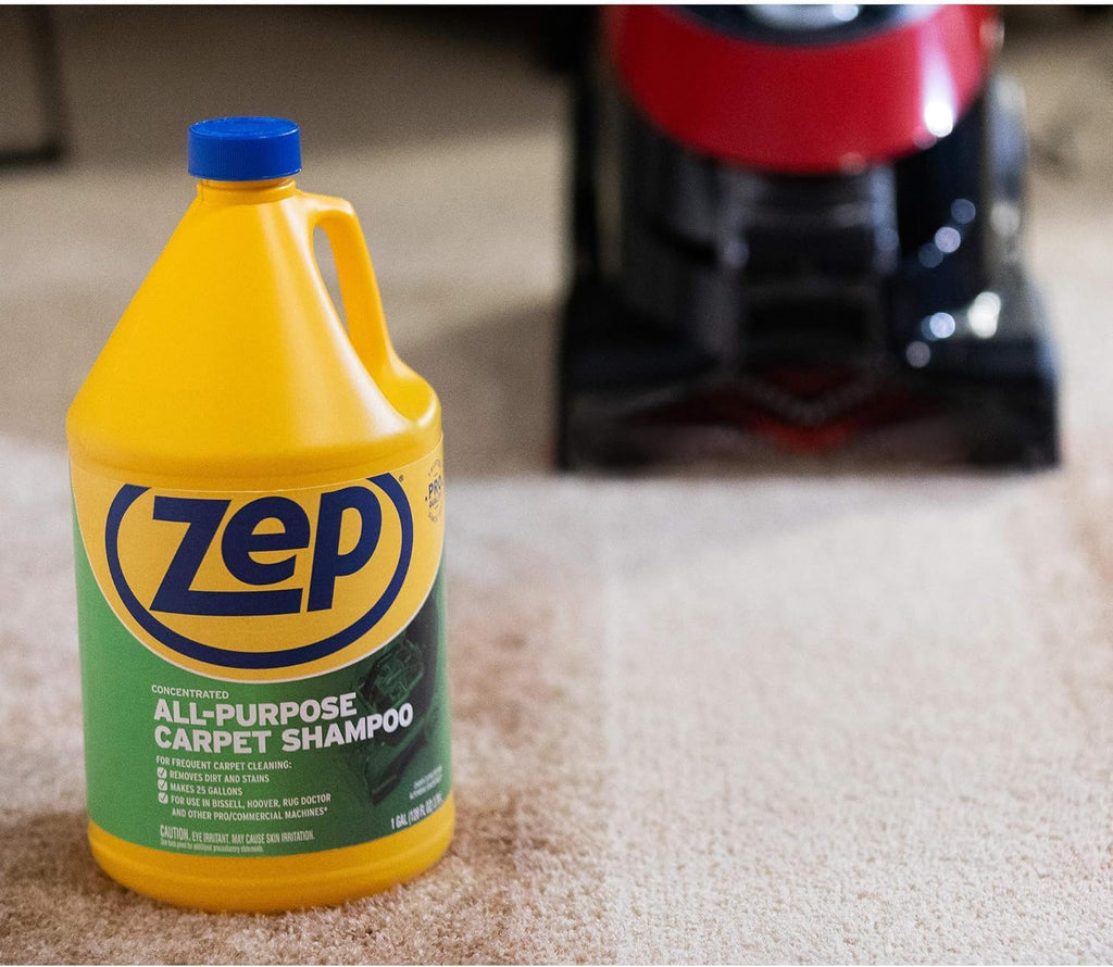 Zep All-Purpose Carpet Shampoo - Professional Formula for Deep Cleaning - 1 Gallon