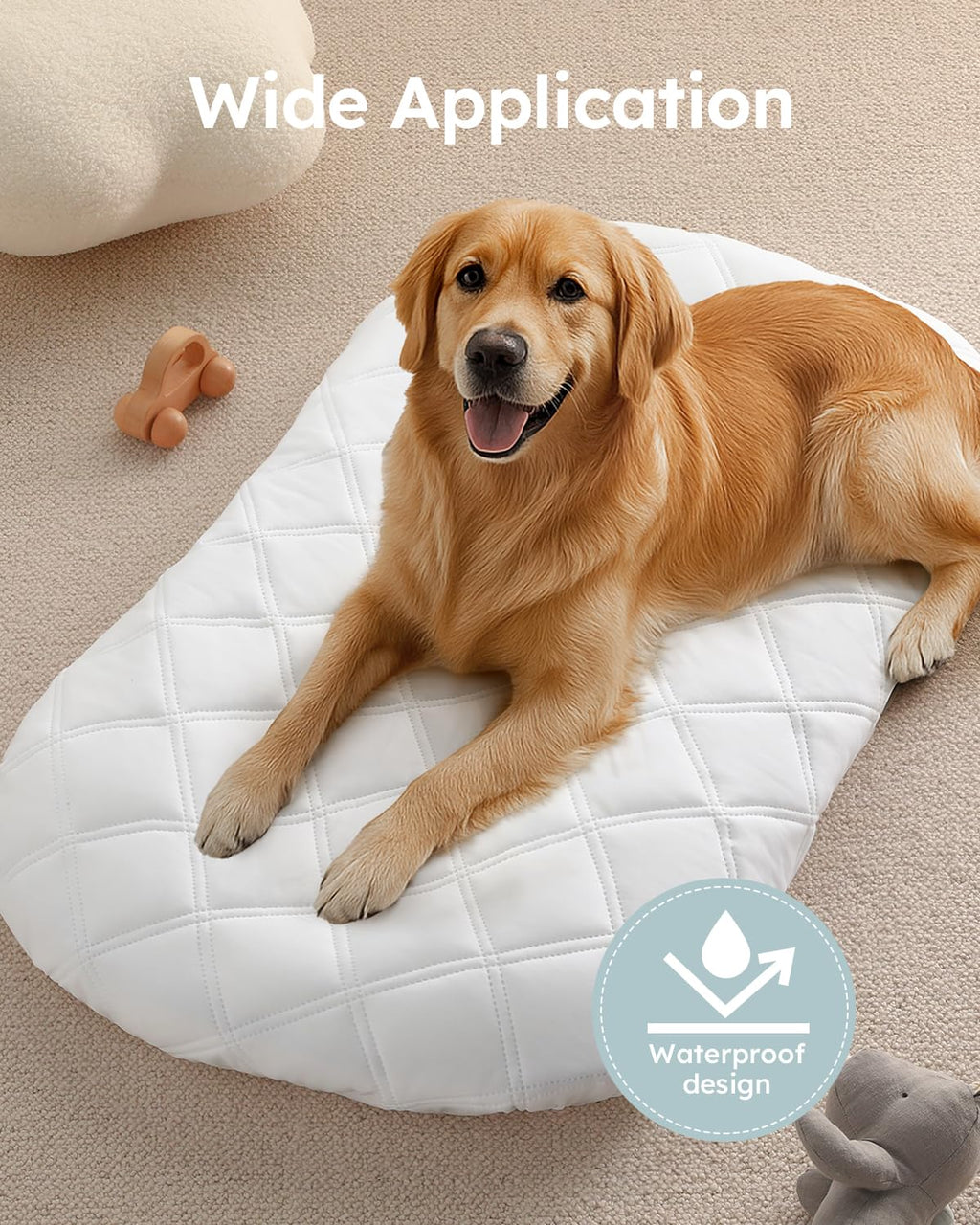 Yoofoss Waterproof Crib Mattress Protector - Ultra Soft & Breathable | 2 Pack, Fits Standard 52''x28'' Cribs