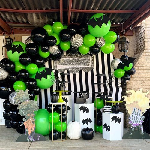 Black Balloons - 12-Inch Matte Latex | 100-Pack Helium Balloons for Birthday, Wedding & Party Decor