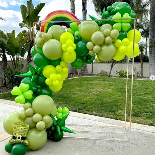 Awenztech Lime Green Balloons - 12 Inch Latex Balloons | 50 Pack for Baby Shower & Birthday Party Decor