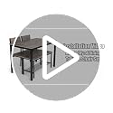 4-Piece Industrial Dining Table Set with Bench and Chairs - Rustic Brown