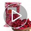 Natural Dried Rose Petals for Wedding Confetti, Bath & Romantic Decor (50g)