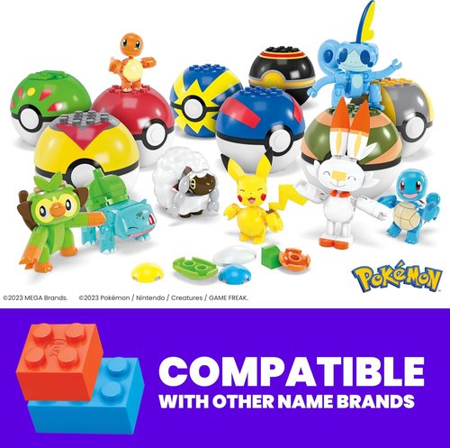 MEGA Pokémon Action Figure Building Set - 191 Pieces for Beginner Trainers | Fun & Engaging