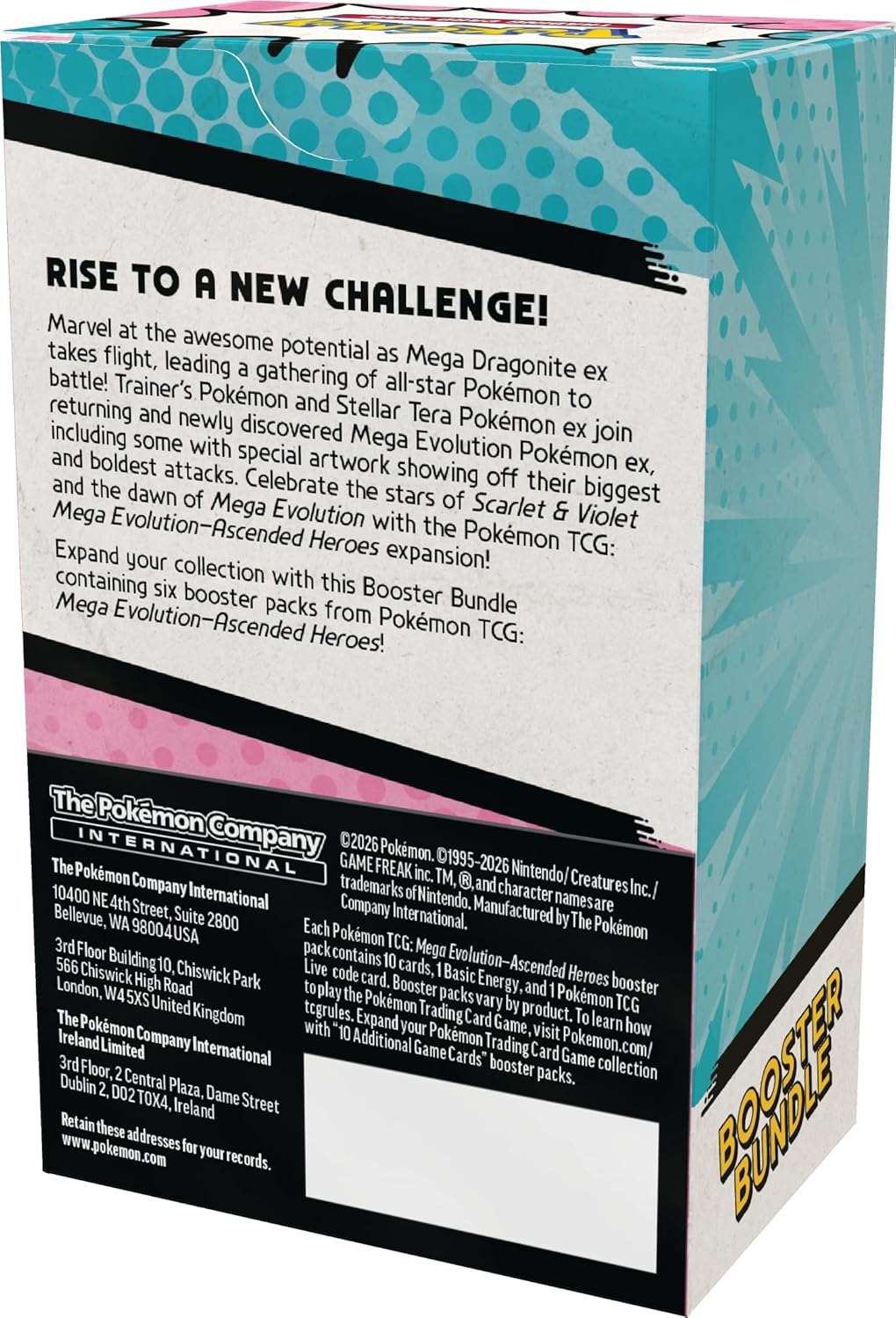 Pokémon TCG Mega Evolution - Ascended Heroes Booster Bundle | Collectible Card Game Set