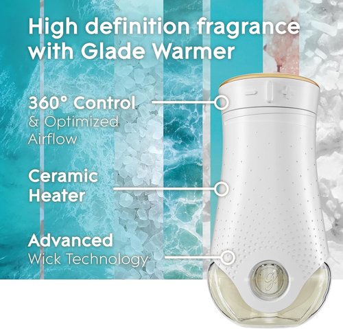 Glade PlugIns Refills Air Freshener - Sky & Sea Salt Scented Oils | 0.67 Fl Oz, 10 Count (Pack of 2)