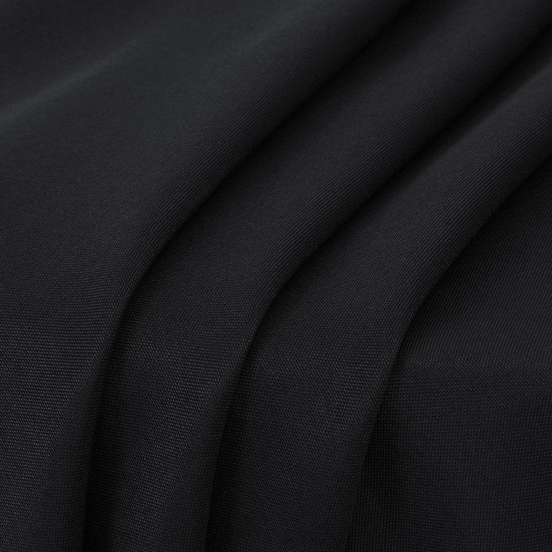 sancua 10 Pack Round Tablecloth Black 90 Inch - Stain and Wrinkle Resistant Table Cloth, Washable Polyester Table Cover for Dining Tables, Buffet Parties and Camping
