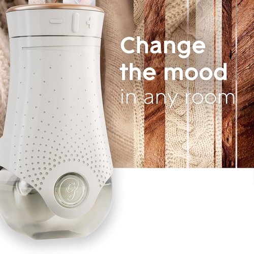 Glade PlugIns Refills Air Freshener - Cashmere Woods Scented Essential Oils | 3.35 Fl Oz, 5 Count