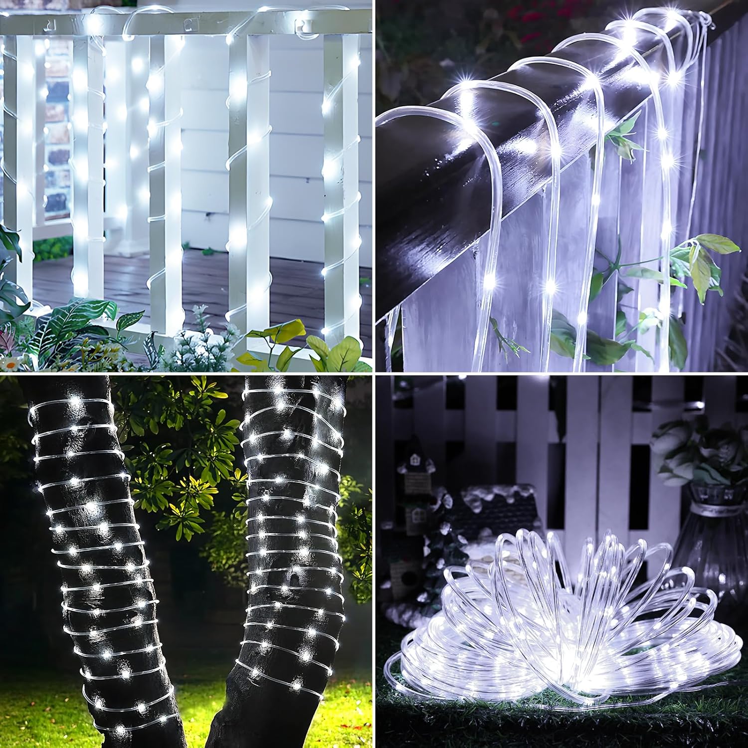 Solar Rope Lights by [Brand Name] - 132ft 400LED Waterproof Outdoor String Lights | 8 Modes for Garden & Patio Decor