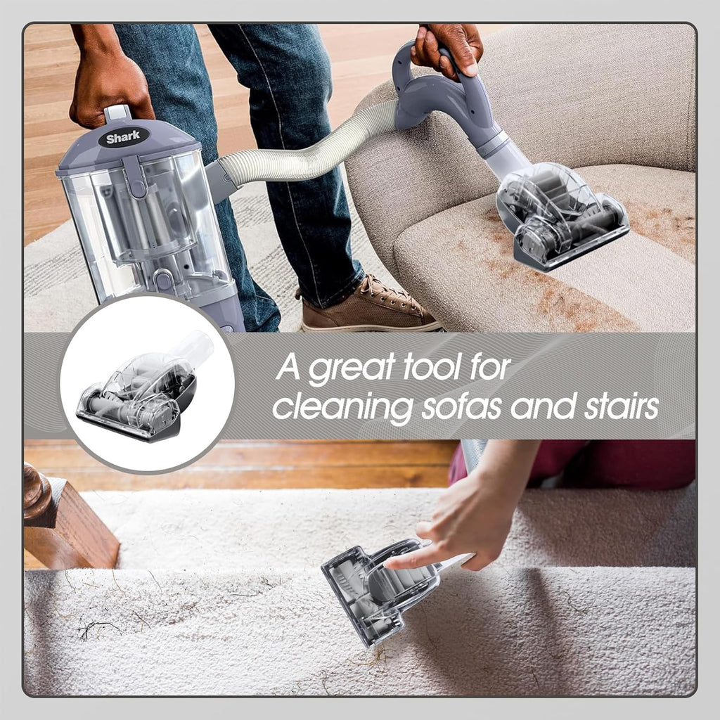 Shark Pet Hair Power Brush Tool - Upgraded Attachment for Navigator Lift-Away Vacuums | Gray