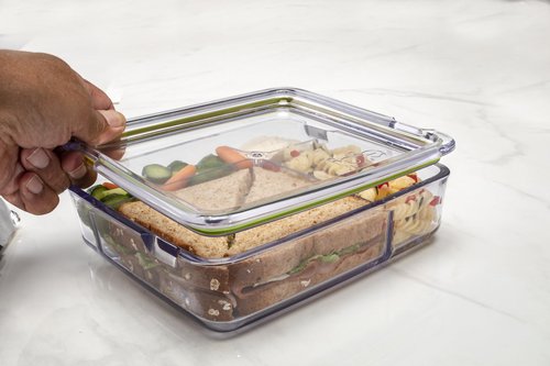 Joie Clear Bento Box, Lunch Storage, Easy Meal on the Go