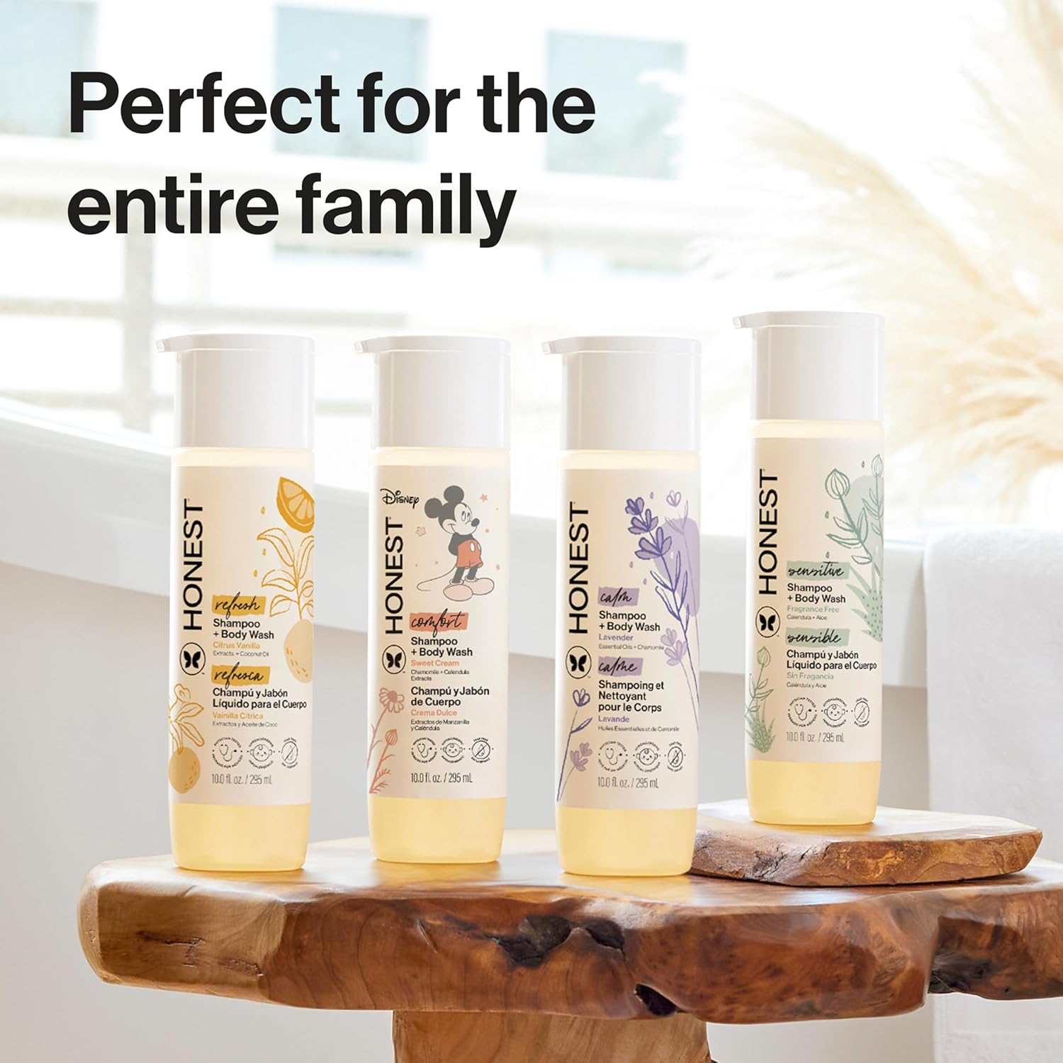 The Honest Company 2-in-1 Baby Shampoo & Body Wash - Fragrance-Free, Tear-Free, Hypoallergenic, 10 fl oz
