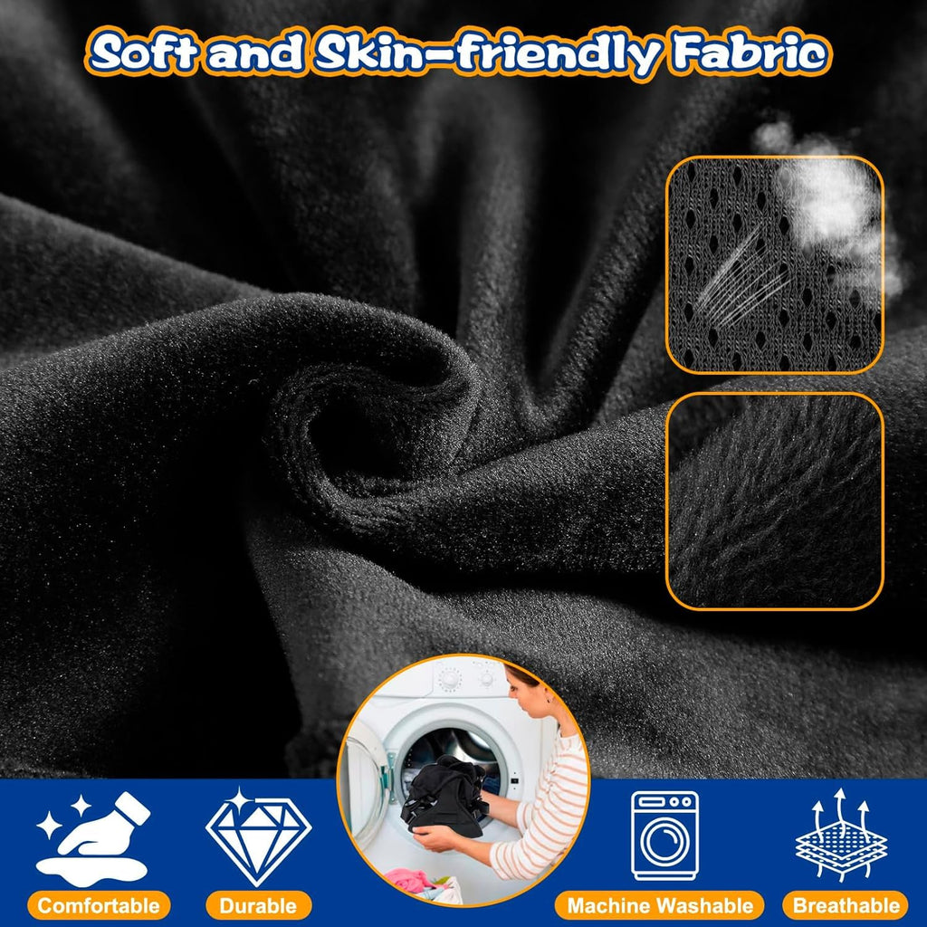 VANDOULUM Baby Airplane Bed, Travel Essentials for Flying, Toddler Airplane Seat Extender, Plane Portable High Chair Harness Seat for Little Baby (16 * 28inch)