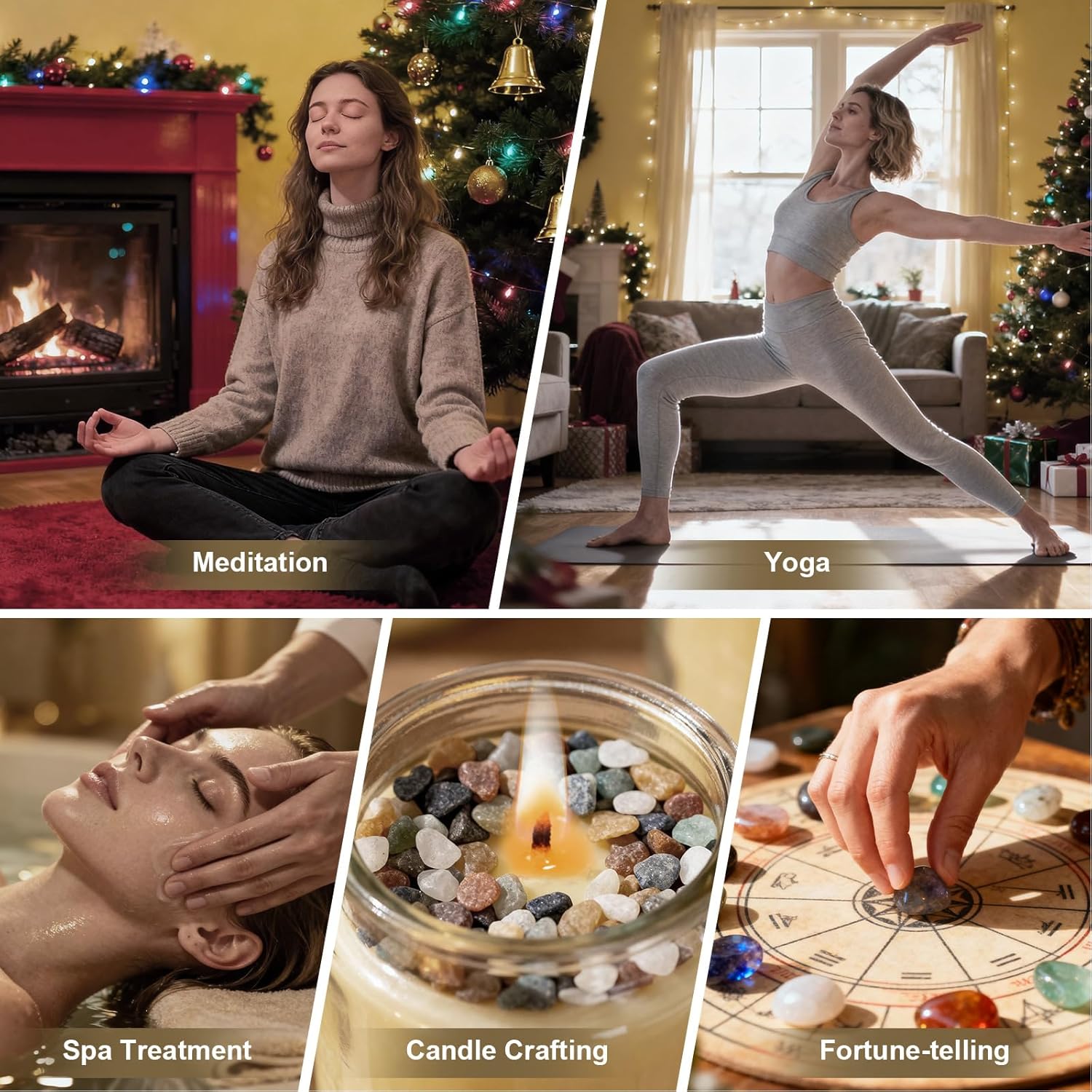 Naler Healing Crystals Set - 24 Pcs Christmas Gift for Women | Unique Crystals & Healing Stones