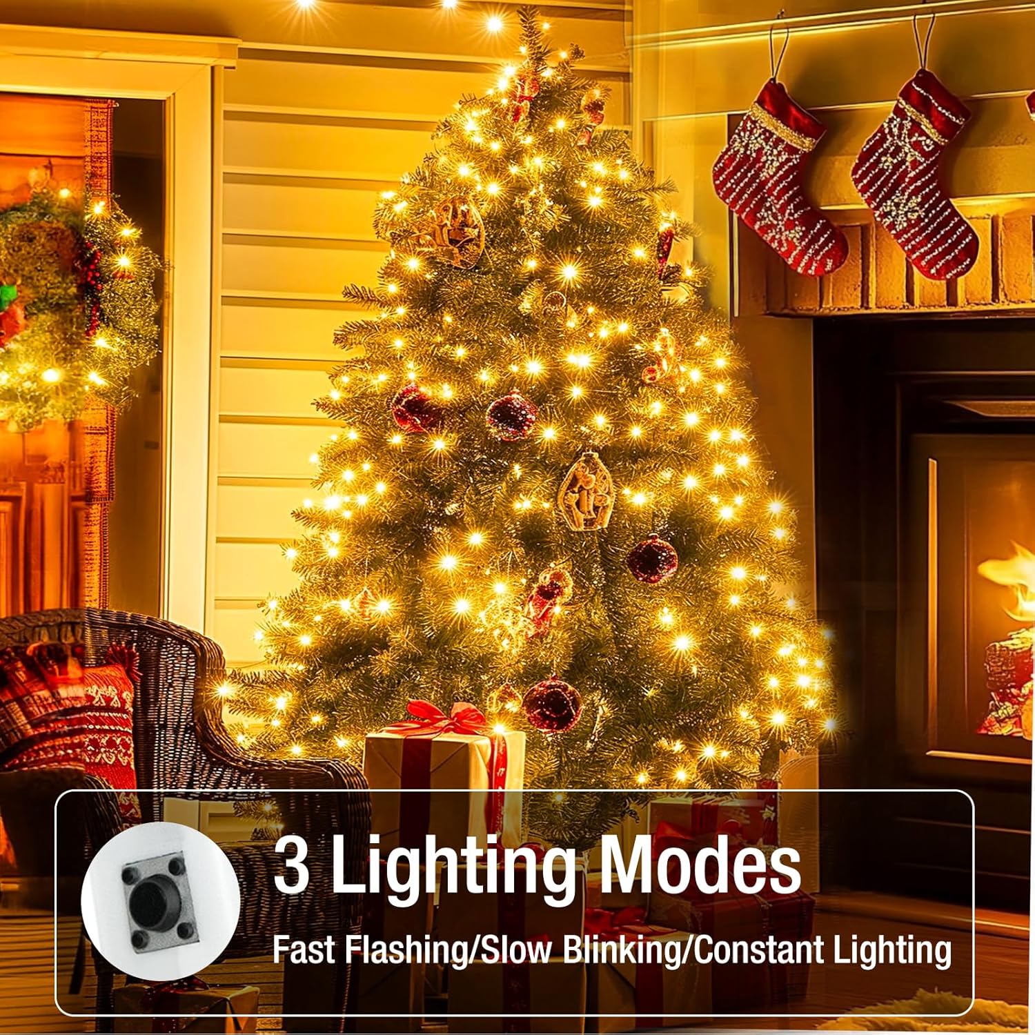 Skiennix 6 Pack Fairy Lights - 7ft Battery Operated Mini String Lights | Waterproof Twinkle Lights for DIY Decor - Warm & Cold White