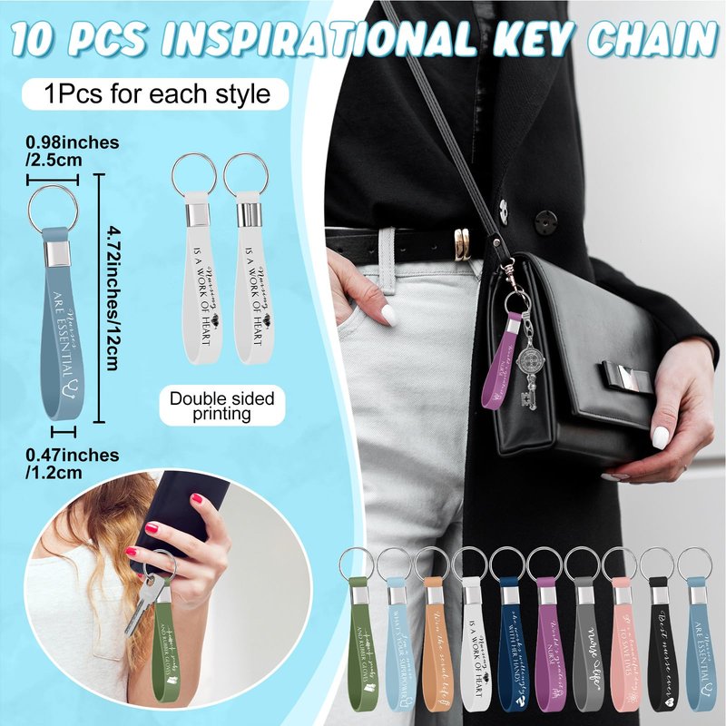 Ziliny 30 Pcs Nurses Week Gifts Bulk 2026 Nursing Makeup Bags for Work Nurse Appreciation Gifts 12 oz Wine Tumbler, Makeup Bag, Keychain