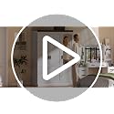 3-Door Wardrobe Closet with Mirror, Adjustable Shelves and Hanging Rods