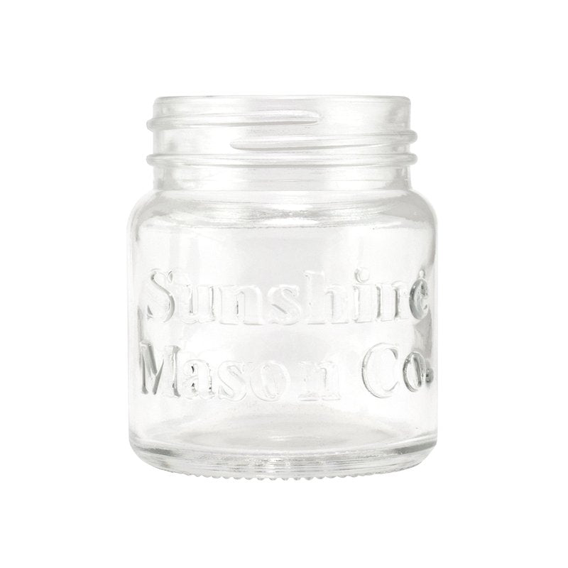 Sunshine Mason Co. Mini Mason Jar Shot Glasses with Metal Lid 2 Ounces, 12 Pieces