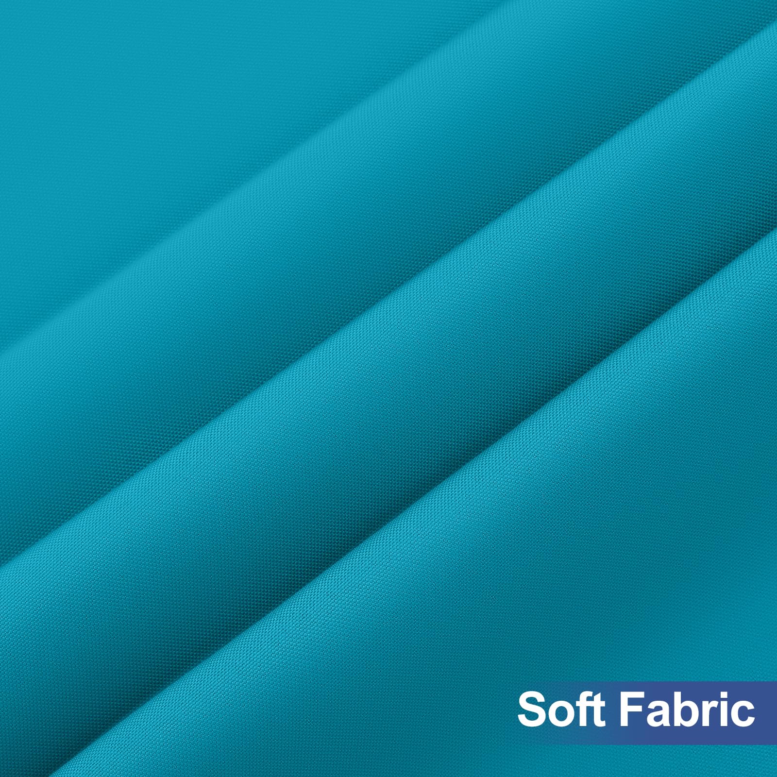 homing 4 Packs 8 Foot Rectangle Table Cloth, Waterproof Polyester Elastic Fitted Tablecloth, Washable Table Cover for Picnic, Camping, Outdoor (Teal, 30" x 96")