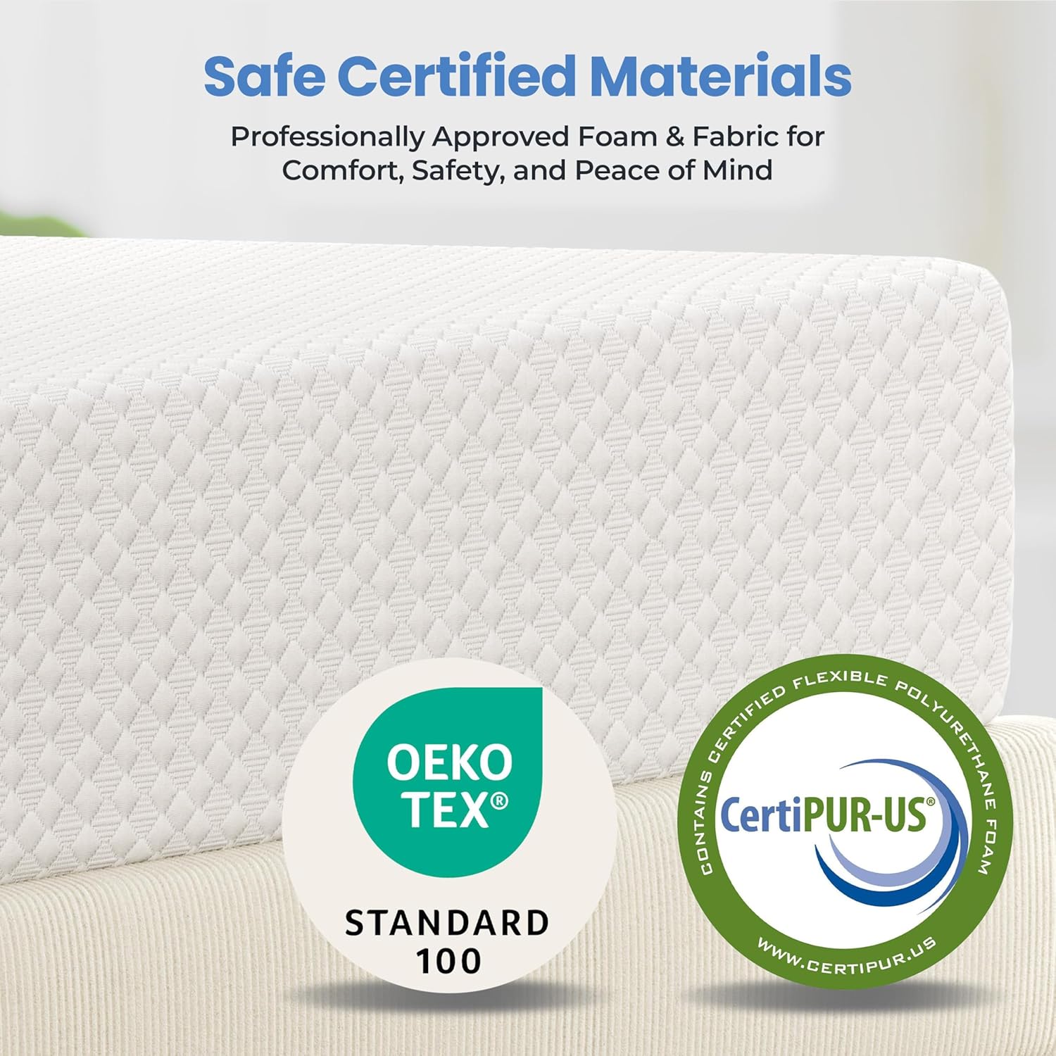 Yaheetech Twin Mattress - 8 Inch Cooling Gel Memory Foam with Green Tea - Medium Firm, CertiPUR-US Certified