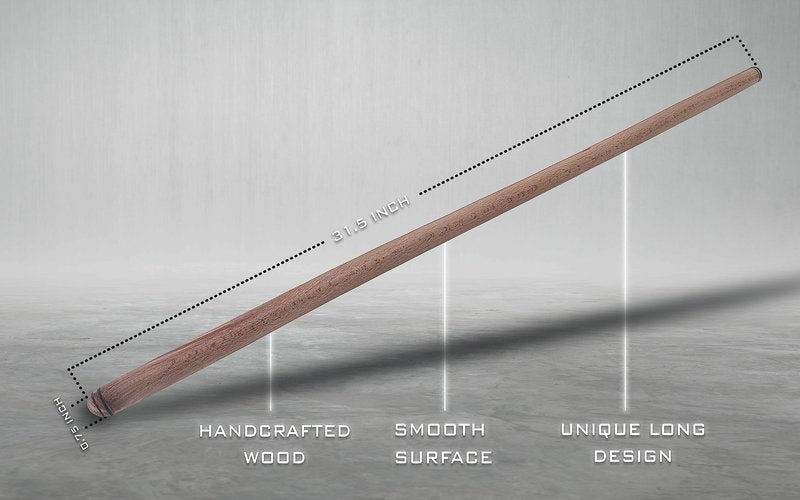 THE VIOLET 80 cm (31.5 Inch) Turkish Baklava Wood Extra Long Rolling Pin | Baking, Dough, Pasta, Kitchen