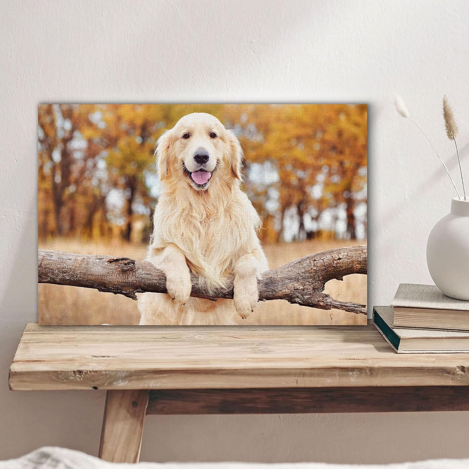 Skiennix Custom Canvas Prints - Personalized Photo Wall Art for Family & Pets | Framed 14x11