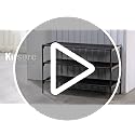 Kitsure 3-Tier Stackable Shoe Rack - 27.5" Wide Black Metal & Fabric Shelf