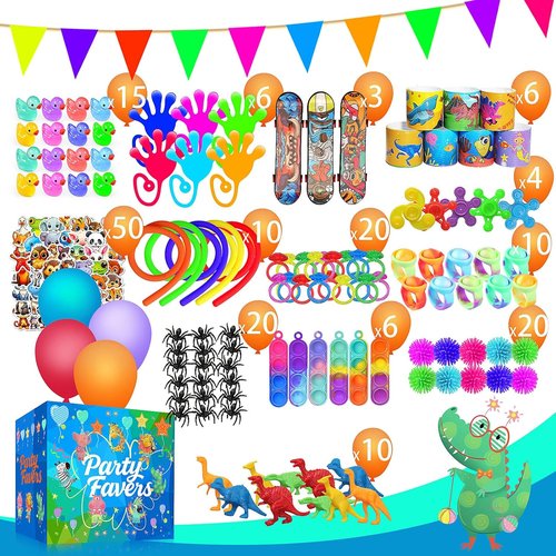 Fidget Toys 240 Pack - Stress Relief Sensory Toys for Kids & Adults | Perfect for Party Favors, Goodie Bags, and Birthday Gifts