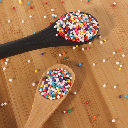 BambooMN Bamboo Spoons, Mini Salt Spoon/Tiny Wooden Spoons for Spices, 100pcs Carbonized Brown Oval 4.3"