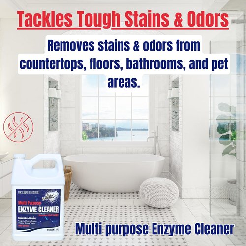Enzyme Cleaner by Commercial - Multi-Purpose Odor Eliminator for Pet & Human Stains | 1 Gallon