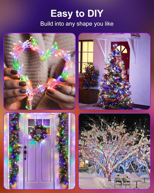 Fairy Lights - Battery Operated Twinkle String Lights | Waterproof Silver Wire, 5 Feet, 60 LEDs for DIY Decor & Holiday Celebrations