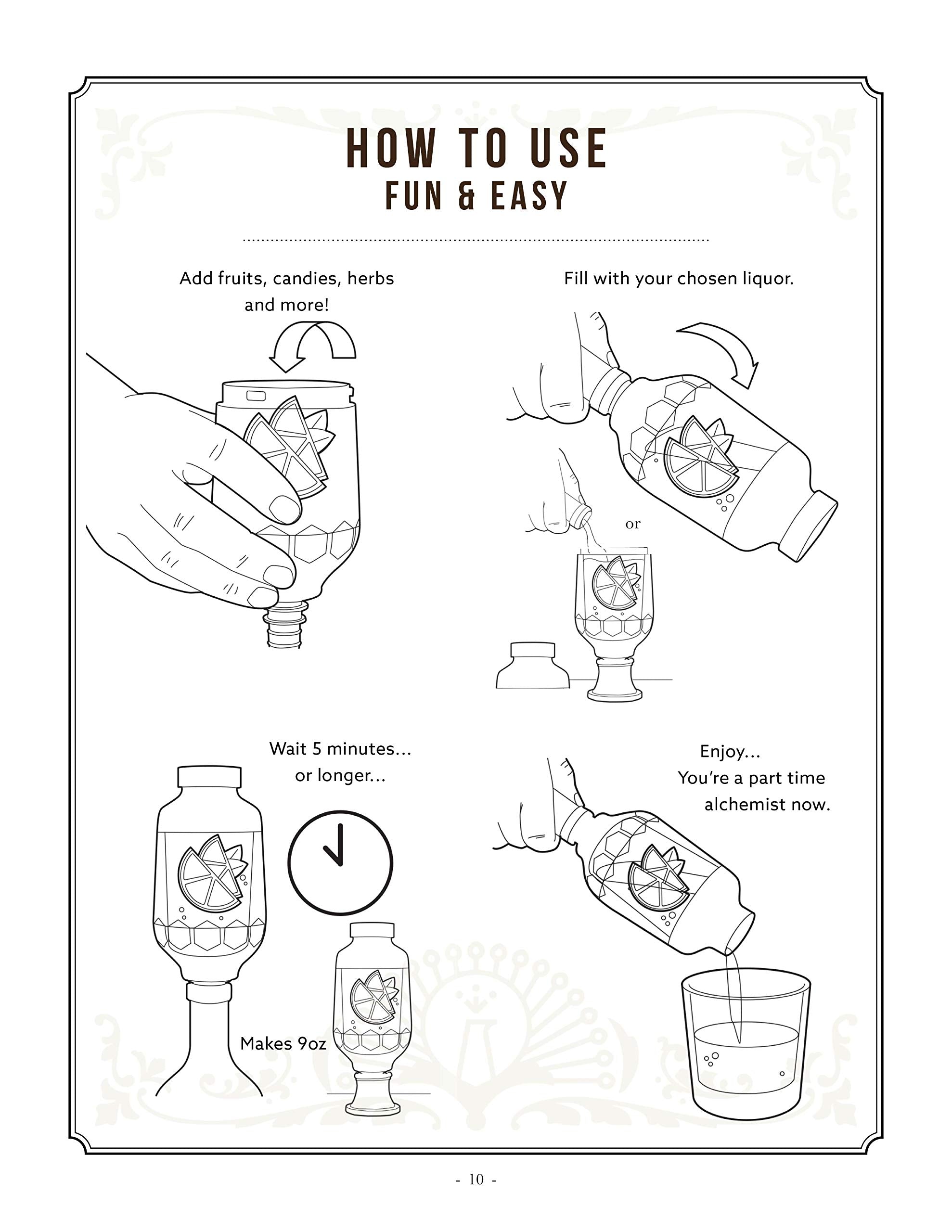 Prepara Barware Tastemaker Craft Infuser, Clear