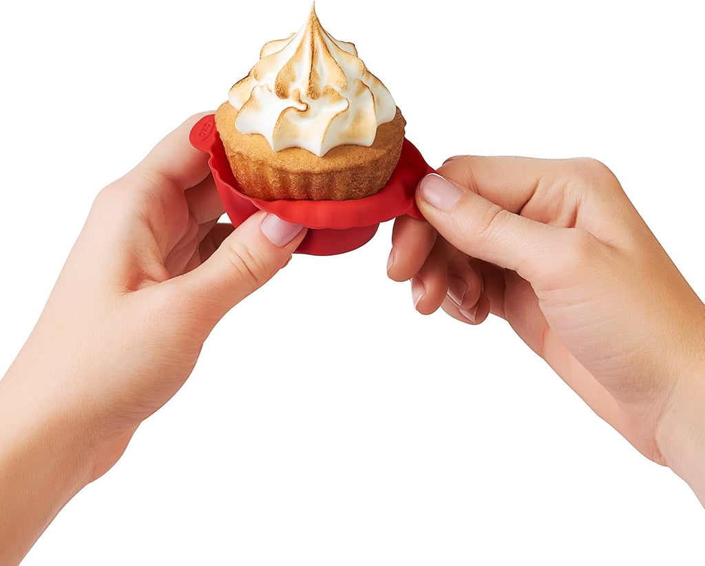 OXO Good Grips Silicone Baking Cups - Reusable, BPA-Free, Non-Stick | 12 Pack for Cupcakes & Muffins