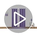 Blackout Lavender Curtains for Bedroom - 2 Panels, 42x63 Inch