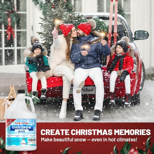 Hakuta Snow Machine Fluid - Long-Lasting Snow Juice for Perfect Winter Scenes | 1 Gallon