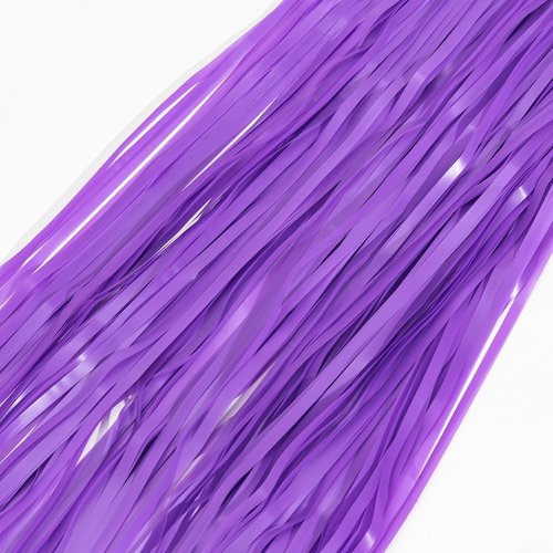 GREATRIL Purple Tinsel Fringe Party Backdrop - Perfect for Lavender Fairy Birthday Decor | 3.2ft x 8.2ft - 2 Packs
