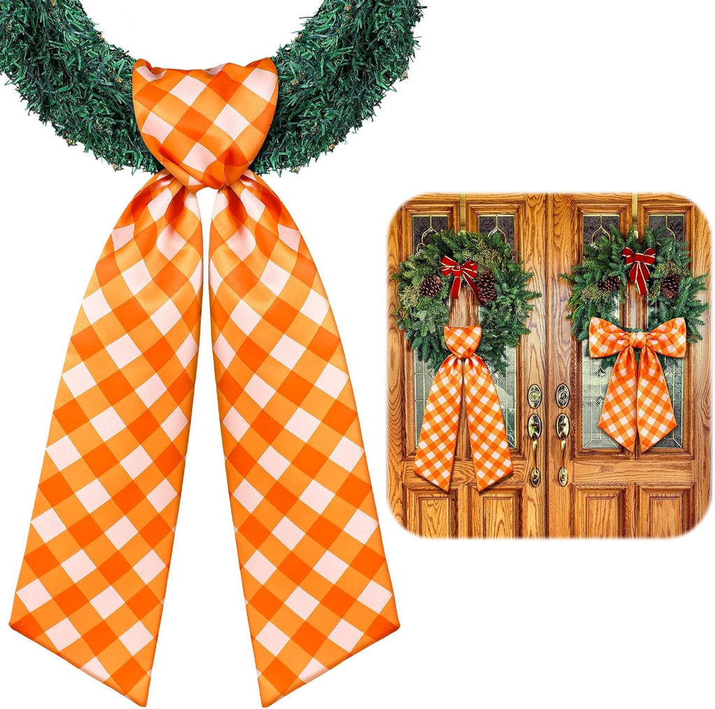 VitalCozy Wreath Sash Set - Elegant Chinoiserie Design for Easter & Spring | 4.5" W x 56" L
