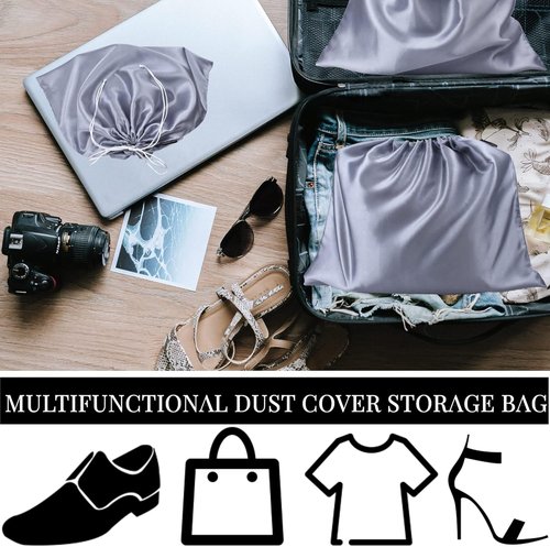 GONGKANGYUAN 30 Pack Handbag Dust Bags - Silk Storage Pouches for Purses, Shoes & Boots