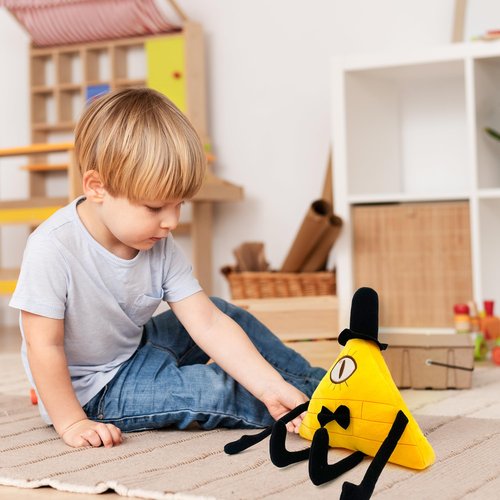 Adenzai: Gravity Falls Plush -Bill Cipher Plush – Soft and Cute Gravity Falls Stuffed Toy, Baby Plush Doll Pillow, for Kids, Boys, Girls, and Fans of Weird Town for Christmas Thanksgiving