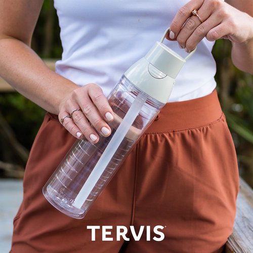 Tervis Venture Lite Skyfall Daisies Made in USA Double Walled Insulated Tumbler Travel Cup Keeps Drinks Cold & Hot, 24oz Water Bottle, Classic