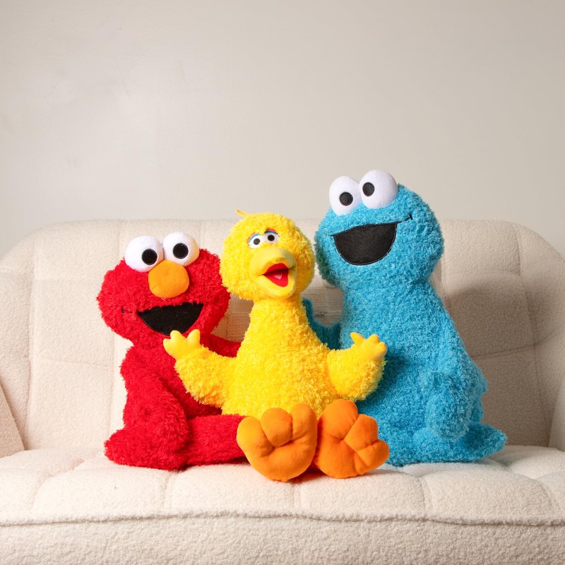 Jay Franco Weighted Sesame Street Plush Pillow Buddy - 2.5 lbs Soft Plushie Stuffed Pillow, 22 Inches, Yellow - Big Bird