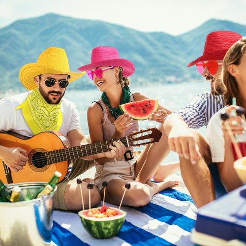 Chicingyou 12 Pieces Straw Cowboy Hats with Bandanas and Glasses, Costume Hat Accessories for Birthday Western Theme Party Supplies