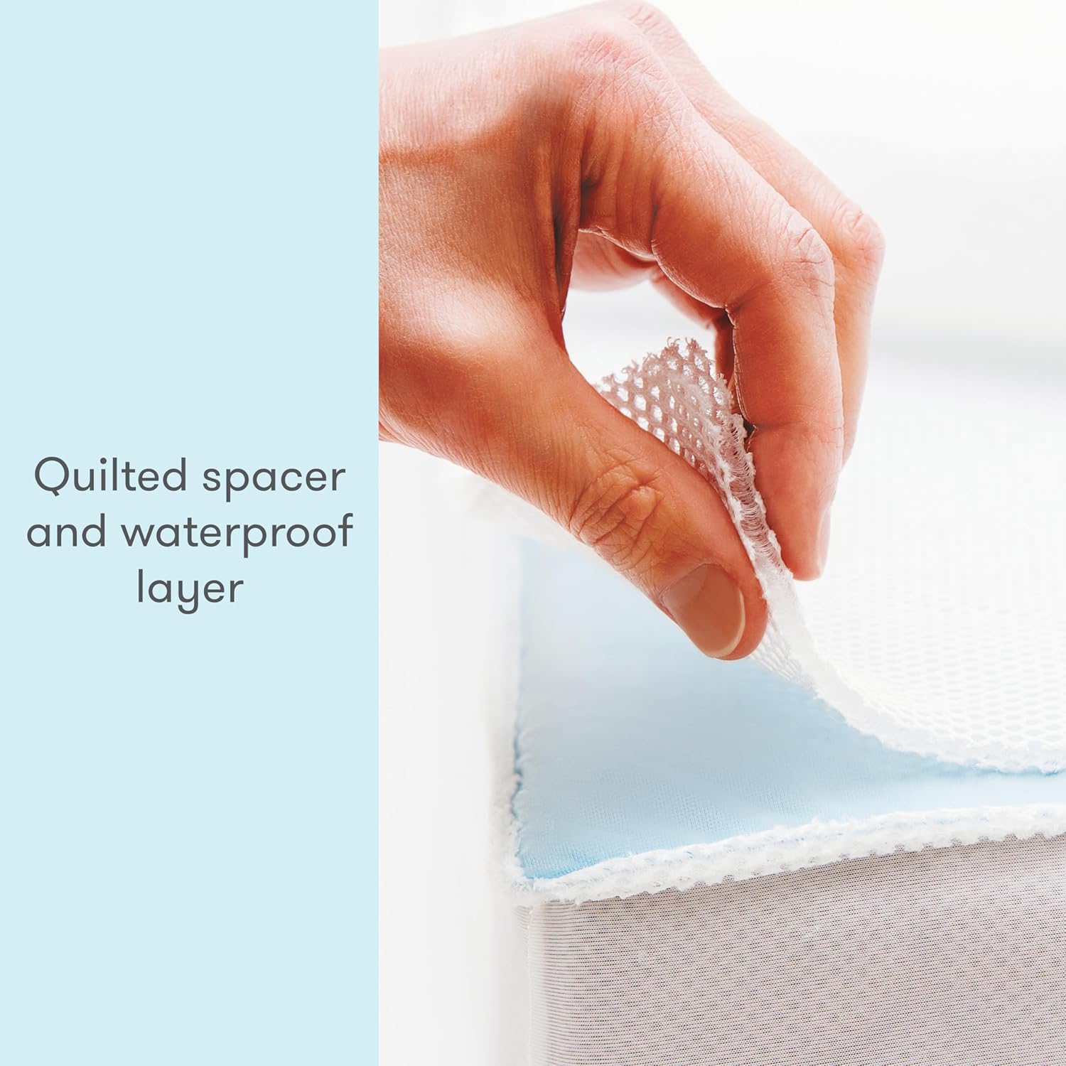 Newton Baby Waterproof Crib Mattress Pad - Ultra-Breathable Quilted Layer for Comfort | Machine Washable, 2 Pack