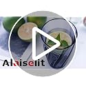 Alaiselit 6-Pack 25oz Unbreakable Plastic Tumblers - BPA-Free Water Glasses for Indoor & Outdoor Use